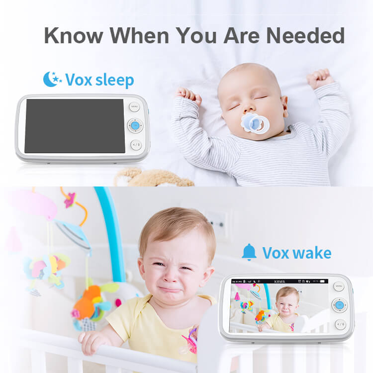 Baby Monitor S6 with Camera and Audio - KAWA 5 HD Display Video Baby –  KAWA Official Website
