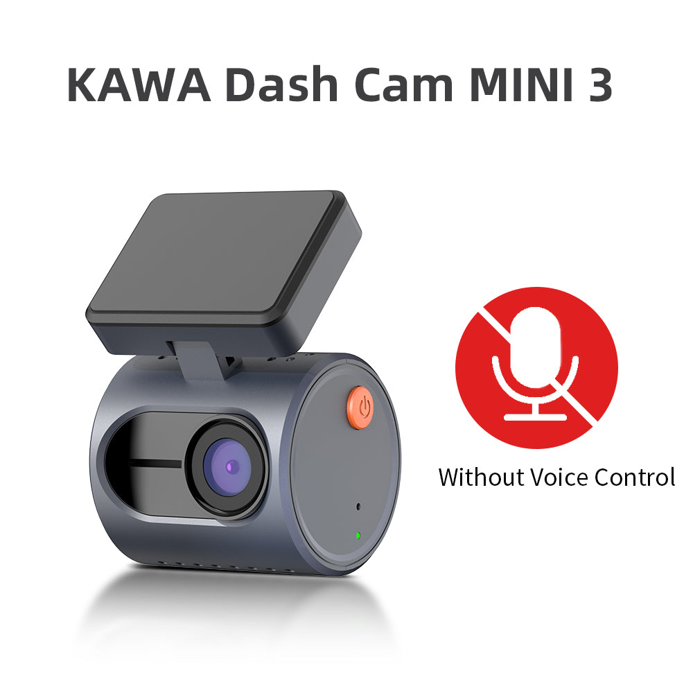 KAWA MINI 3 | 2024 New 2K Dash Cam | 1296P QHD | Voice Control | G-Sensor