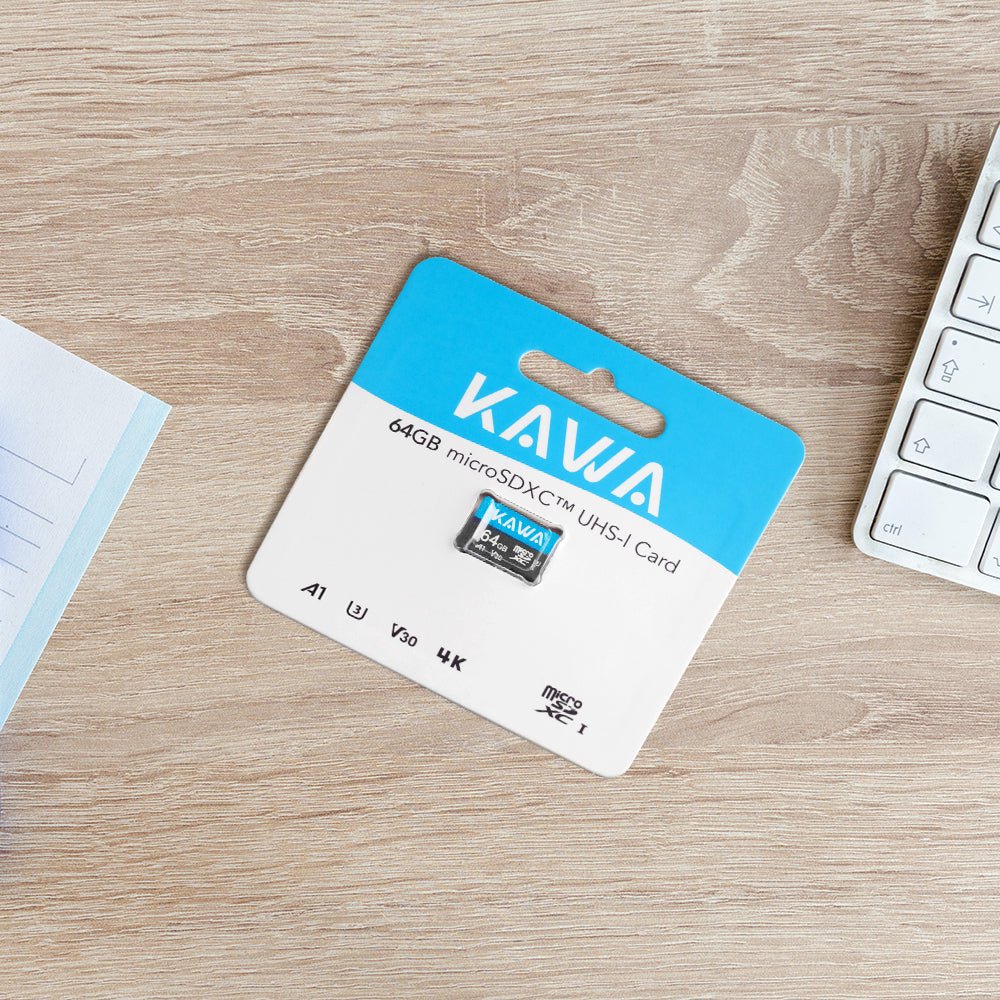 KAWA 64GB Micro SD Card | Memory Card for KAWA All Dash Cam, Baby Monitor, and IP Camera.
