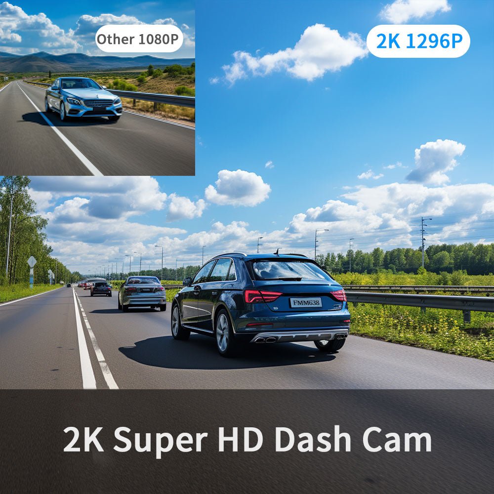 KAWA D5 | 2K Mini Dash Cam | 360° Rotation | Voice Control | G-Sensor