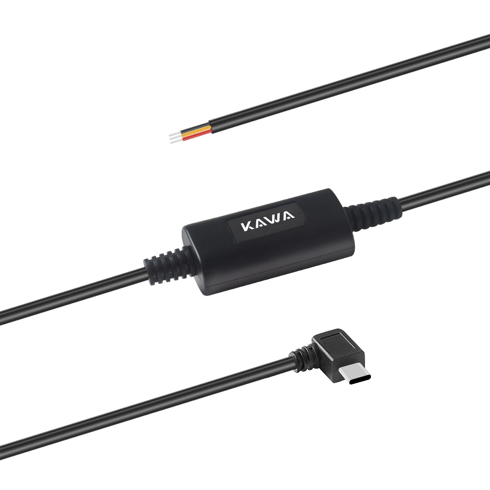 KAWA PT01 (Type-C Port) | Hardwire Kit, Compatible with KAWA Dash Cam MINI 3 Parking Surveillance Cable Car DVR 24H Parking Monitor