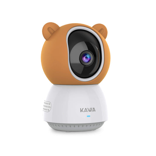 KAWA S7 | 2K Add-on Baby Camera Baby Monitor with Audio, No WiFi, Loop Recording, 110° Wide Angle, S7-C (Monitor Not Include)